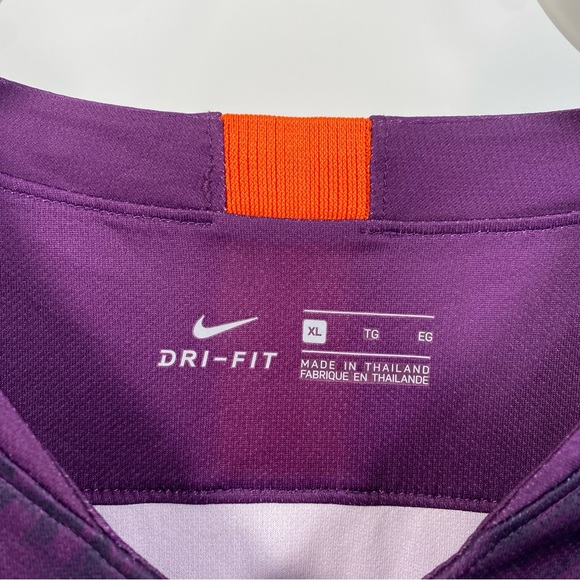 Nike Manchester City Football Shirt 2018/2019 3rd Kit Purple Mens XL - Picture 5 of 11